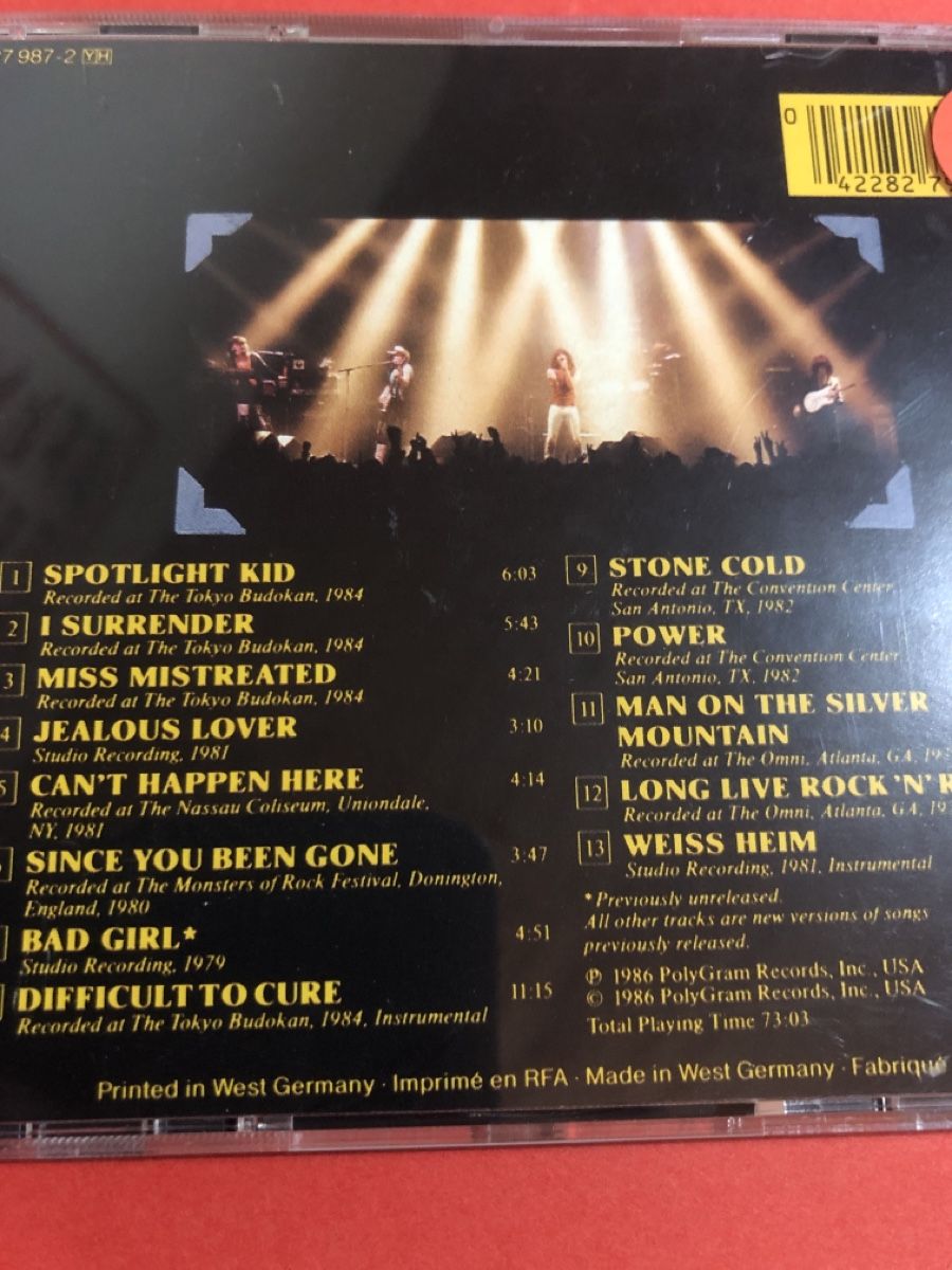 CDs: Rainbow Finyl Vinyl - live  – Gebraucht aus Flaach von rubo7 1