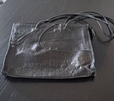 Sac à main/bandoulière vintage - effet peau de crocodile