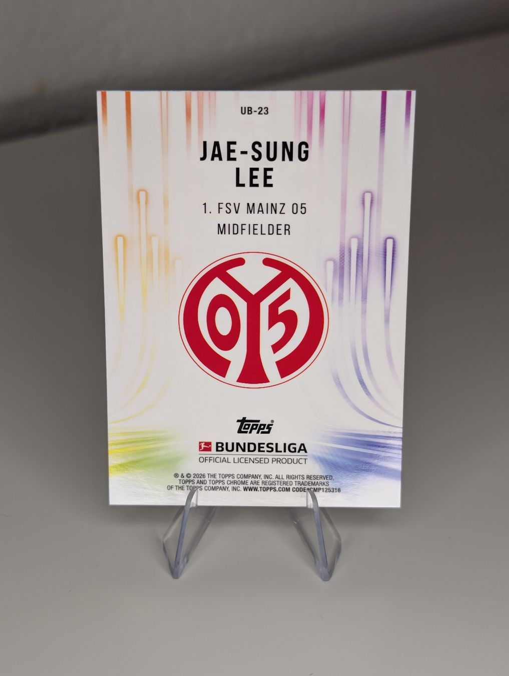 Topps Sammelbilder & Trading cards: Jae Sung Lee Mainz 05 Topps Chrome BL – Neu (gemäss Beschreibung) aus Hunzenschwil von BRPCards 1