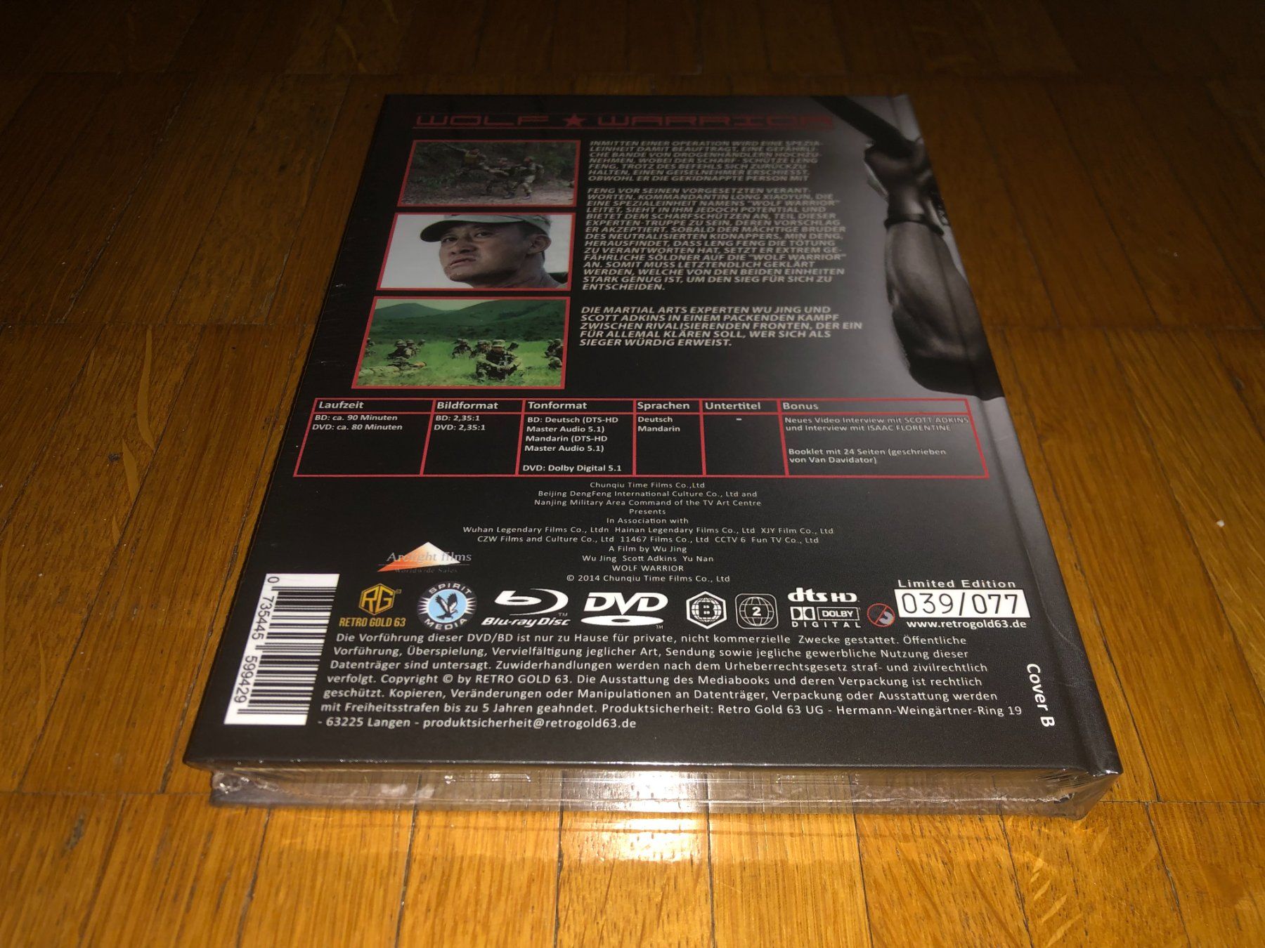 Tous les DVDs: Wolf Warrior - MEDIABOOK - B - UNCUT – Neuf avec emballage d'origine à Basel par havsok 1