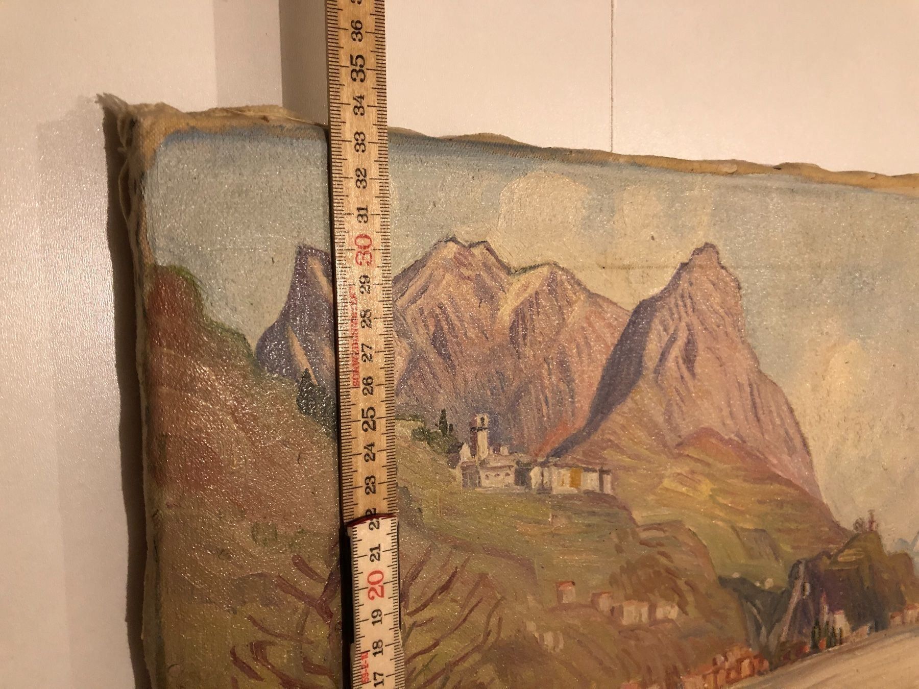 Gemälde: Landschaftsgemälde Italien Berg, Dorf – Gebraucht aus Hirzel von pjn_d7xp 5