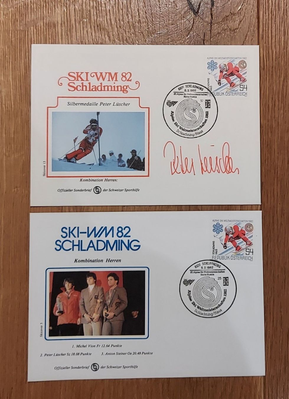 Tutti i francobolli: Ersttagsbriefe Ski-WM 1982 Schladming – Nuovo (secondo la descrizione) da Speicherschwendi venduto da Mountain010 2