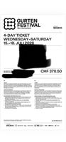 Gurten Festival 4-Tages-Pass