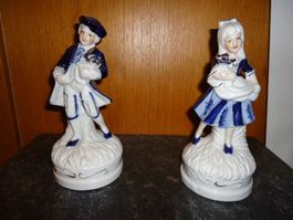 2-Porzellan-Figur Vintage Hoch 19cm sehn Sie bilder