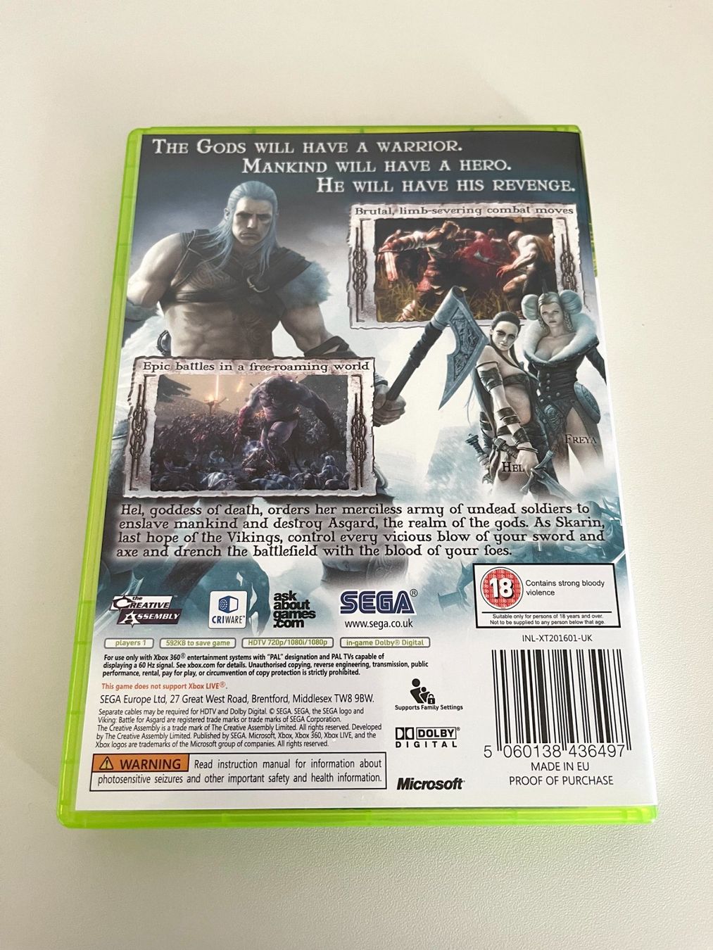 Microsoft Giochi: Viking: Battle for Asgard, Xbox 360 – Nuovo (secondo la descrizione) da Couvet venduto da Aura_aura 2