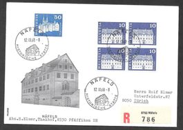 R-FDC 413 Viererblock Näfels ET Näfels 12.9.1968