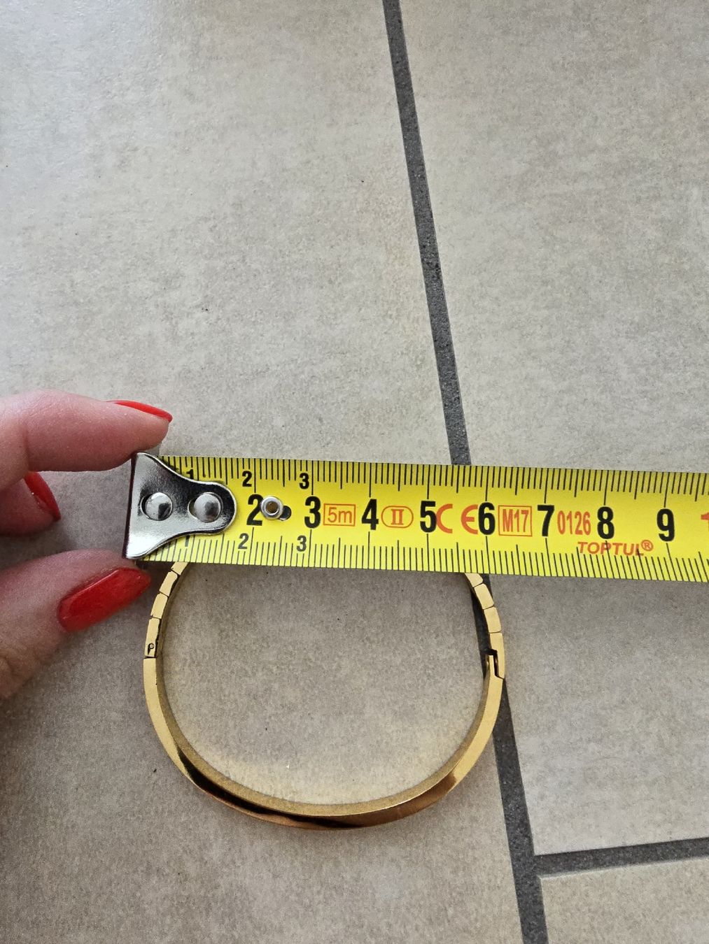Bracelets: Goldiger Edelstahl Armreif – Neuf avec emballage d'origine à Rickenbach b. Wil par Kth_v8 3