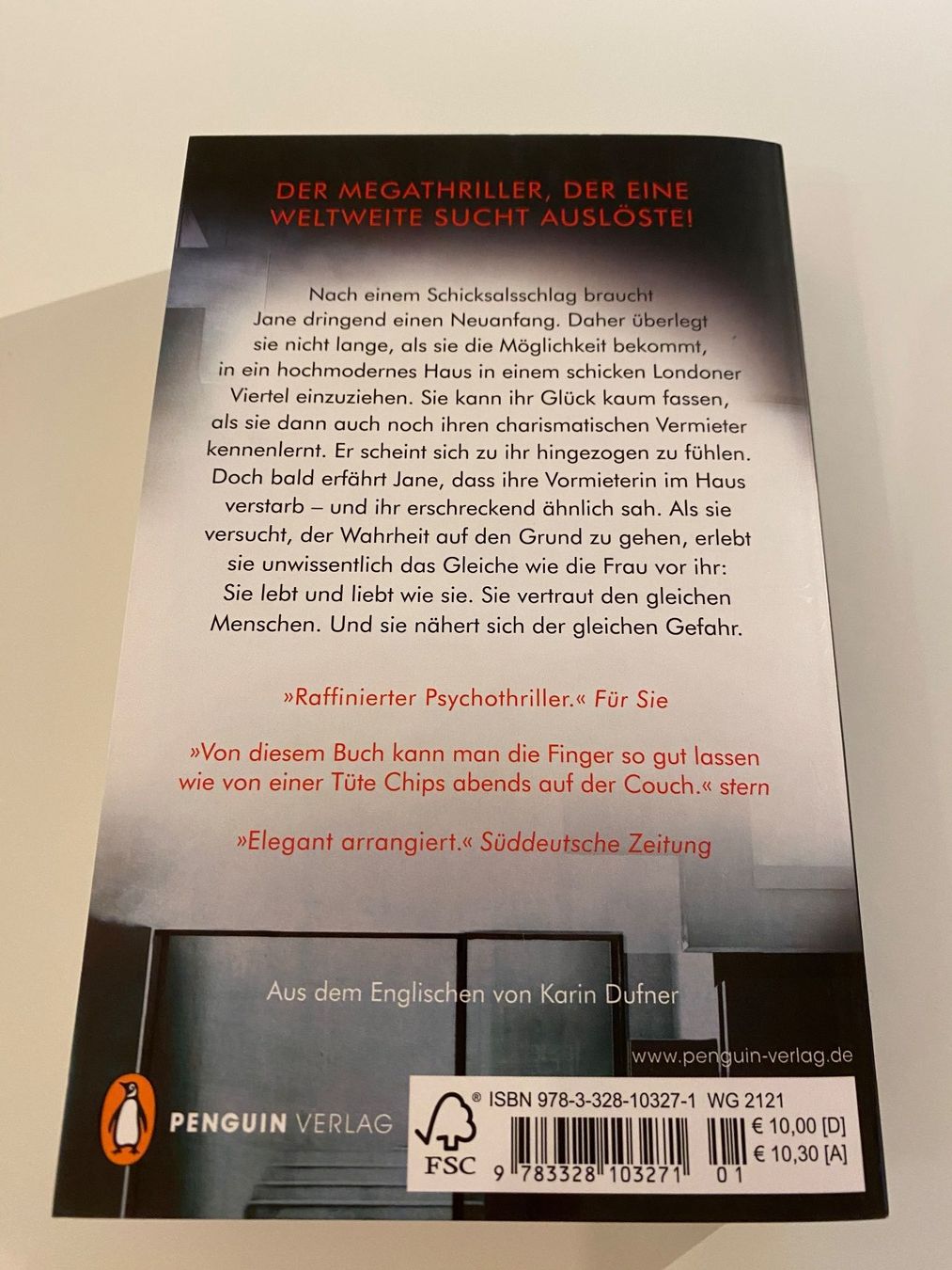 Bücher: The Girl before - JP Delaney – Neu (gemäss Beschreibung) aus Biberstein von Miana2 1
