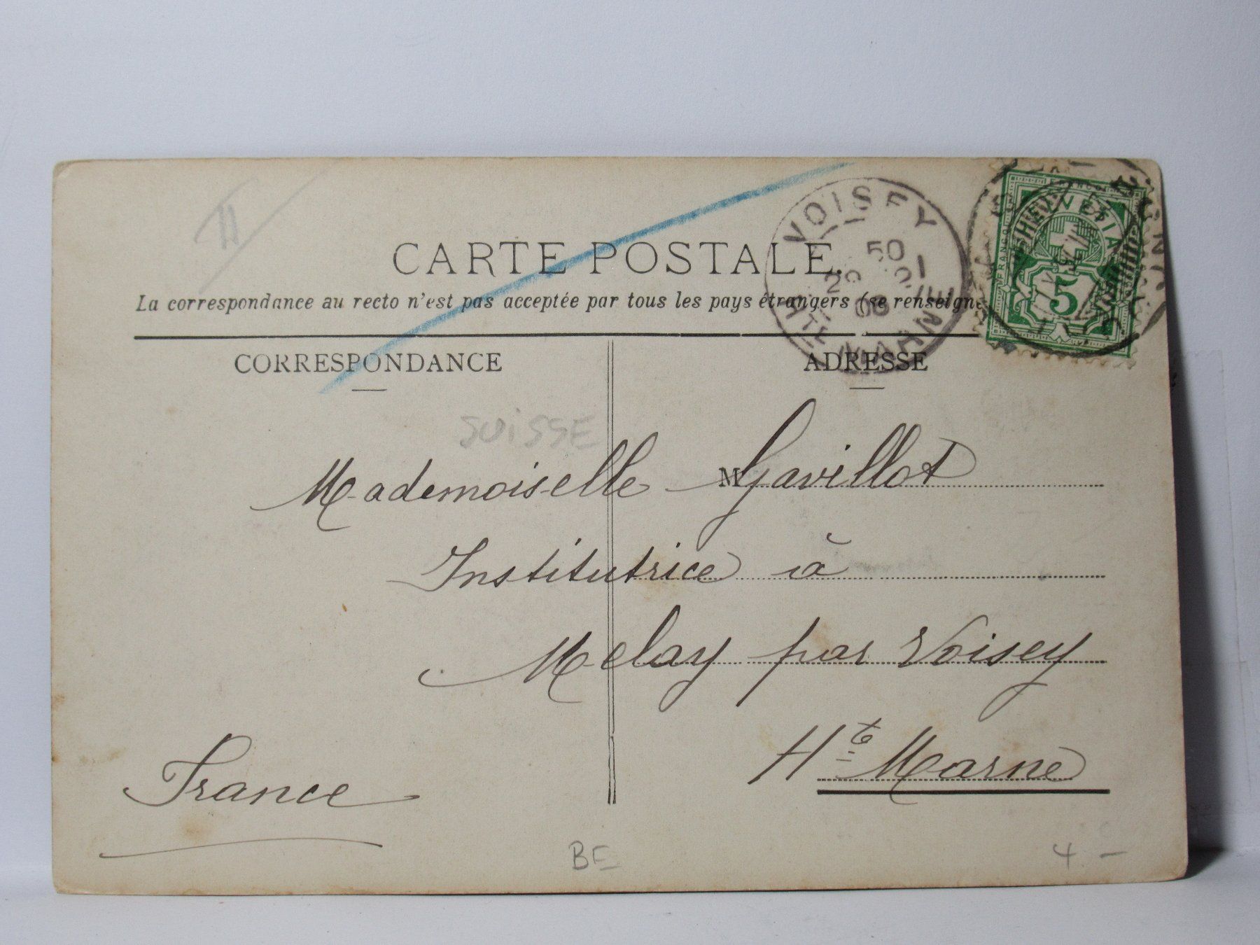 Cartoline postali: Spiez  1908 – Usato da Grenchen venduto da Bluemchen1900 1