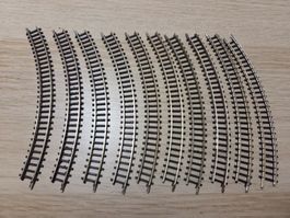 Märklin 10 x 8510 gebogenes gleis Z