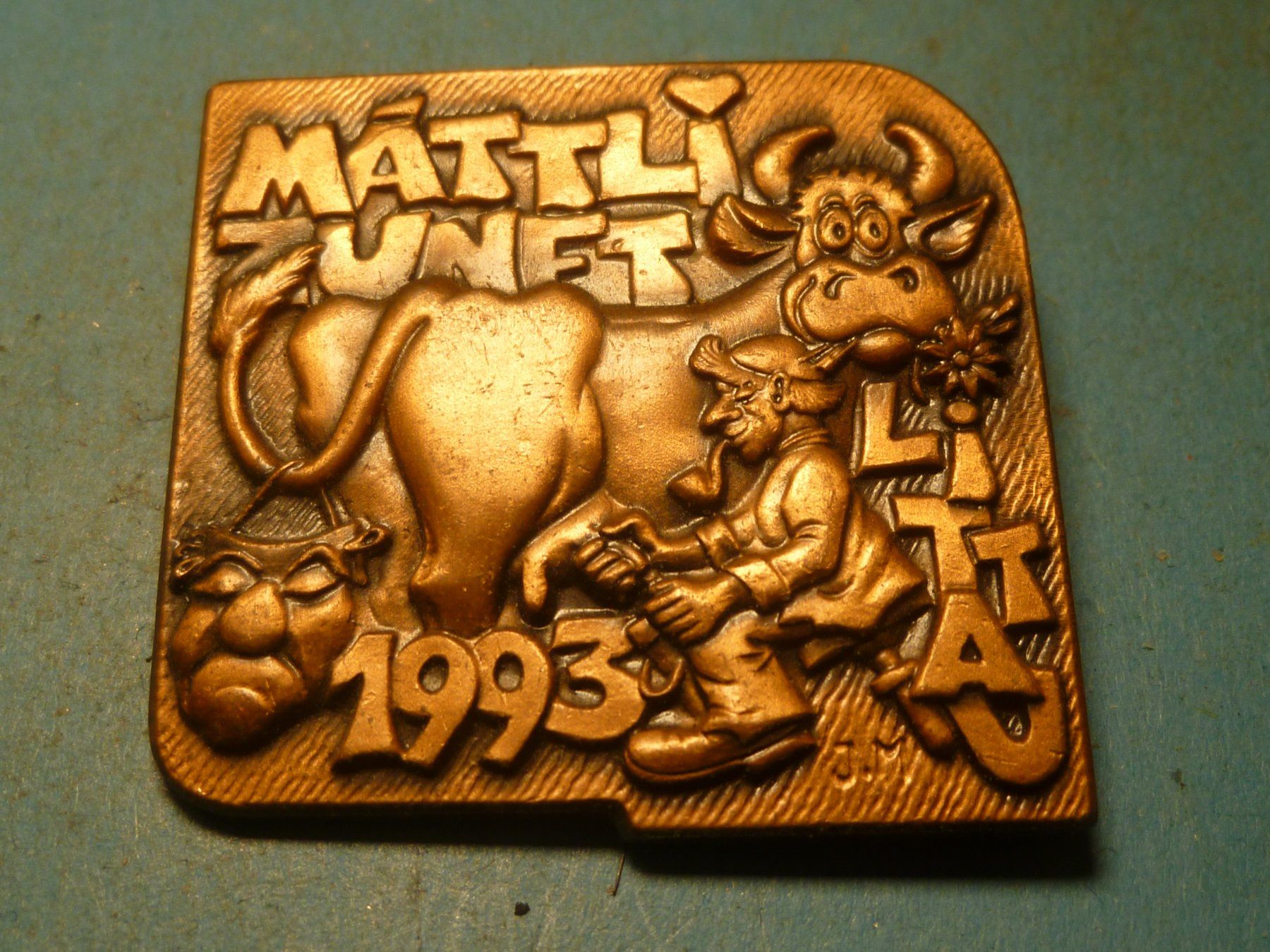 Plaketten & Abzeichen: LITTAU 1993 BRONZE – Gebraucht aus Ried (Muotathal) von Mandarin02