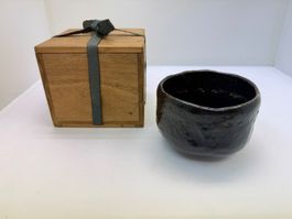 Teeschale Japan Chawan Keramik-  20. Jh. „Raku"