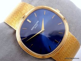 PATEK PHILIPPE GENEVE 18K GOLDEN ELLIPSE JUMBO 3879/1 HERREN