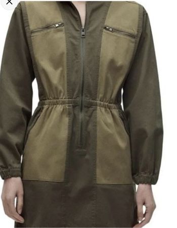 Zara Khaki Dress - Size M - Perfect for spring