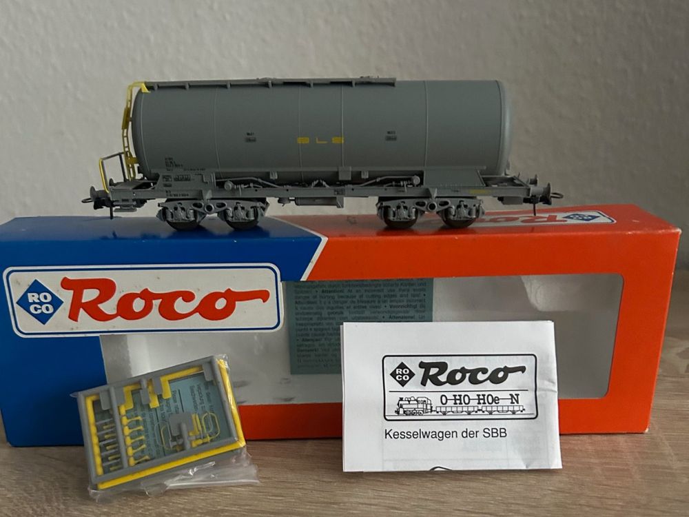 Roco H0 46498 Zementsilowagen (BLS) (Neu und originalverpackt) in ...