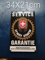 Emailleschild Massiv