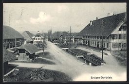 AK Ersigen, Blick auf den Dorfplatz