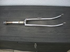 Fahradgabel verchromt neuwertig 9 cm Gewinde