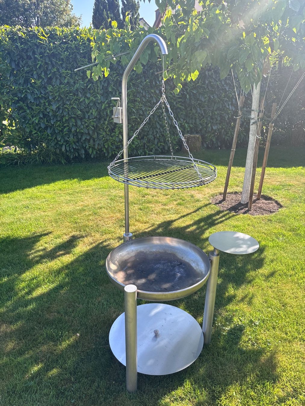 Griglie: Schwenkgrill Edelstahl rostfrei – Usato da Blauen venduto da rob_2rfj 2