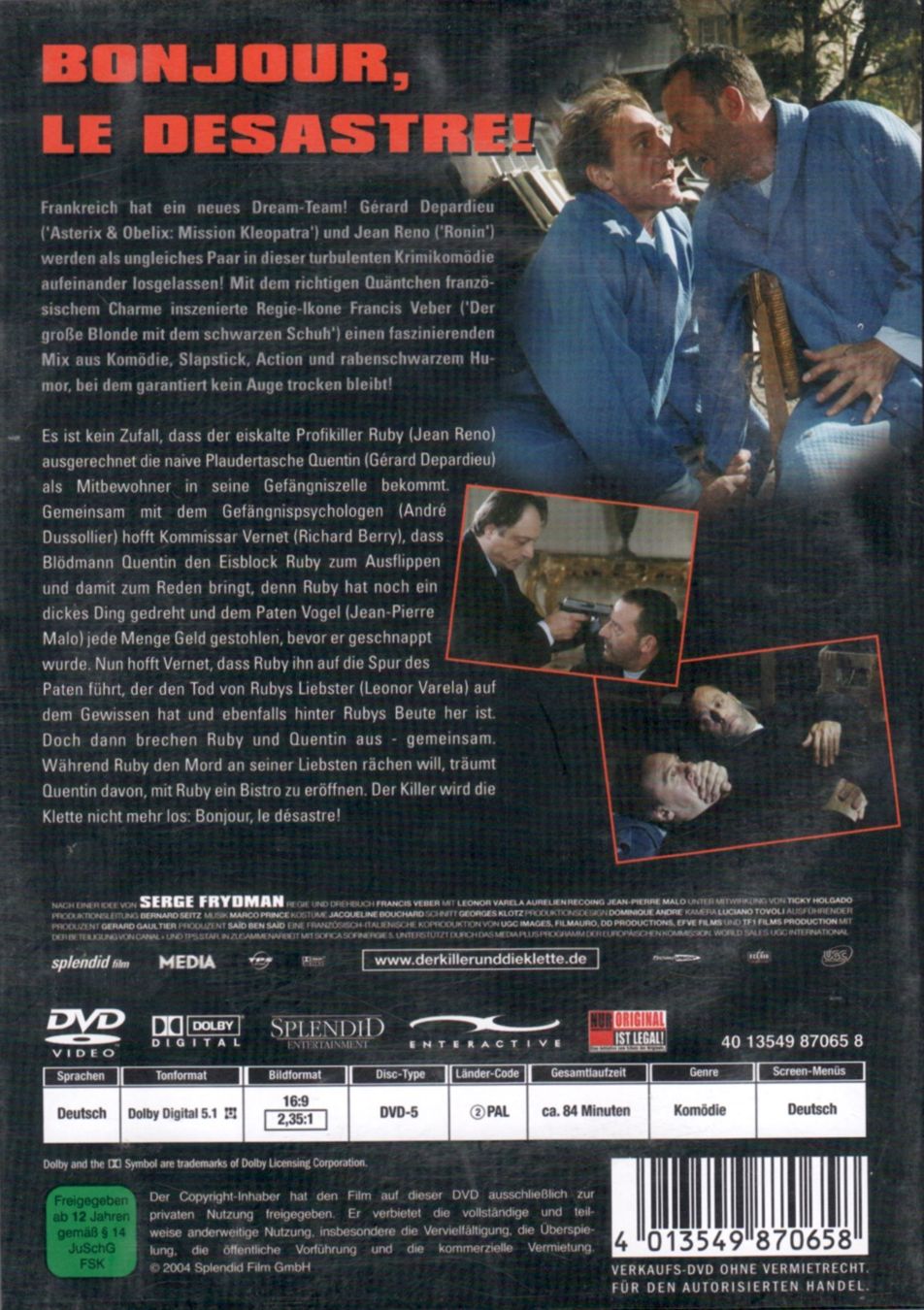 Tutti i DVDs: DVD: Ruby & Quentin (mit: Jean Reno, Gérard Depardieu) – Usato da Tägerig venduto da fil_f8k6 1