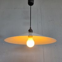 1x Lumess 1998 Ceiling Lamp, Hängelampe weiss Pendelleuchte