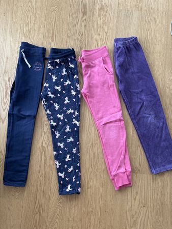 Lot de 4 bas de training fille - 6 à 9 ans