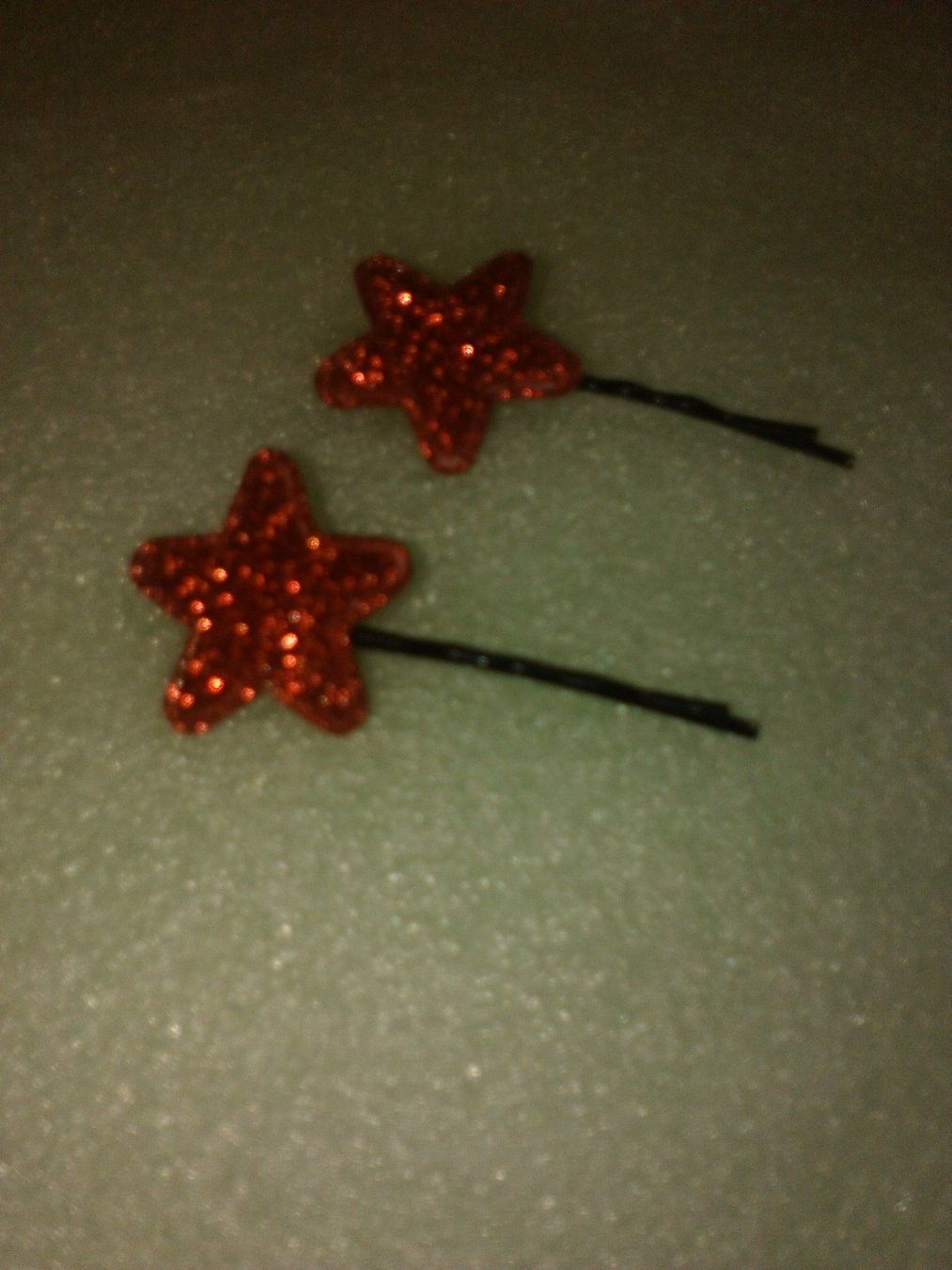 Accessori per capelli: haarschmuck,,,orange sternen,,glitzer – Nuovo (secondo la descrizione) da Basel venduto da bijoutrie_4 4