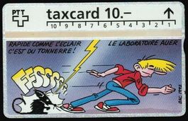 Taxcard 212L_26833 Auer Blitz  10 Fr. ungebraucht 100 Ex
