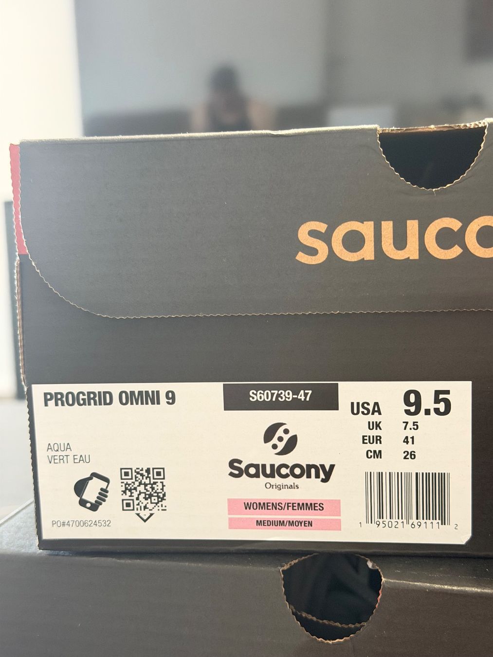 Saucony Scarpe da uomo: Saucony ProGrid Omni 9 Teal Metallic Silver – Nuovo e nell'imballaggio originale da Yverdon-les-Bains venduto da ioustock 5