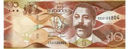 Barbados 10 Dollar 2018 P-75c UNZ