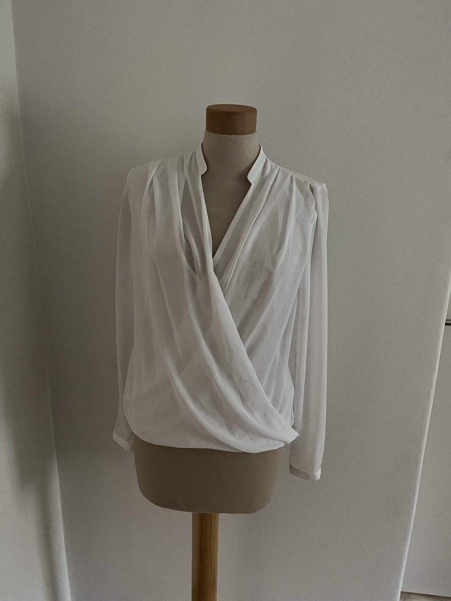 H&M Blusen: Bluse / Weiss / S – Gebraucht aus Hünibach von s.leptir