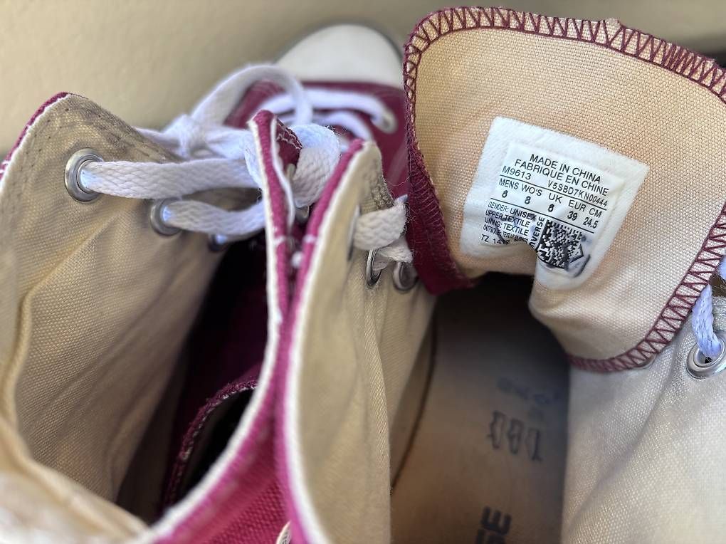Converse Scarpe da uomo: Converse All Star bordeauxrot Grösse 39 – Usato da Bern venduto da feckat 3