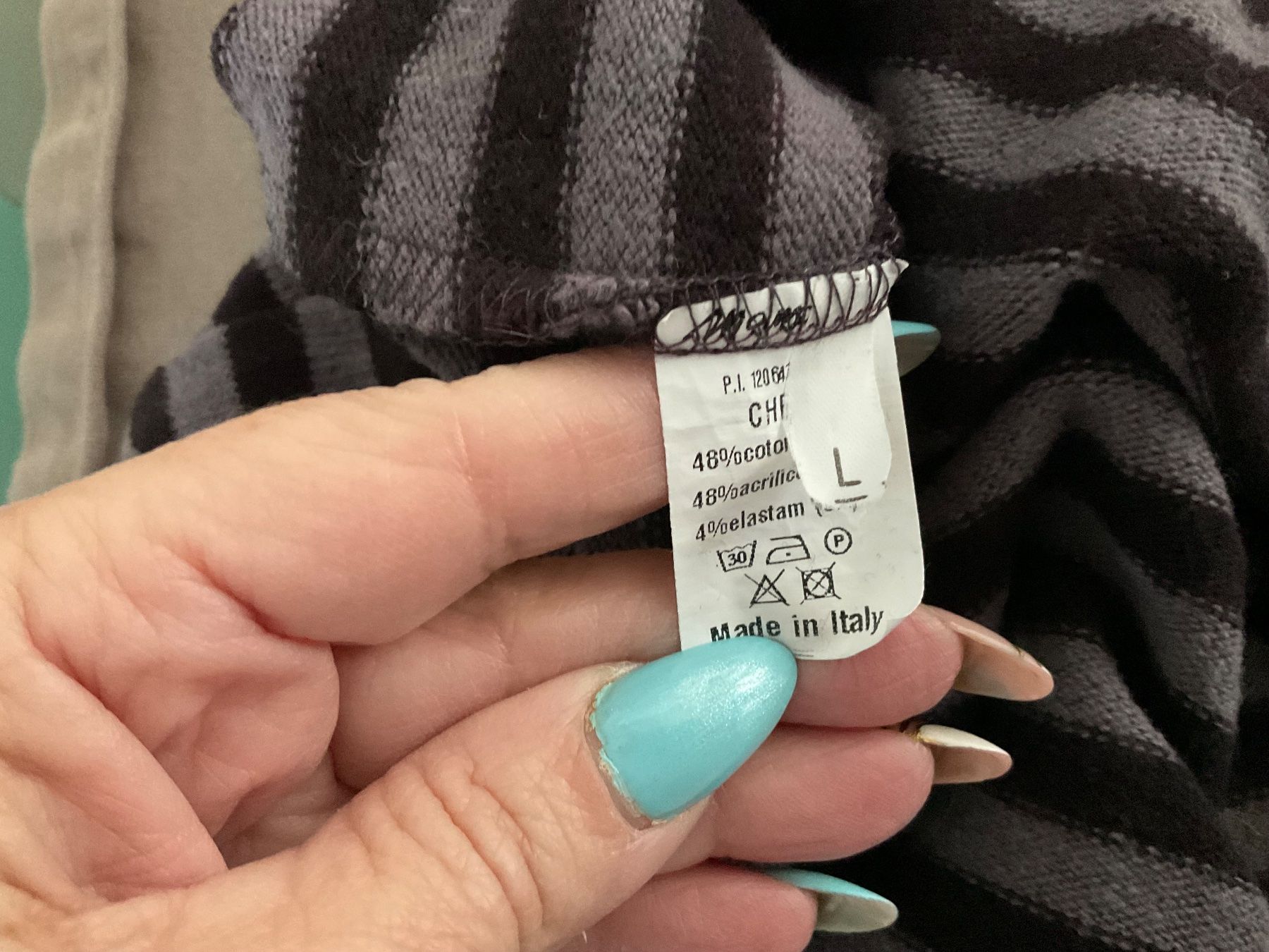 Lotti di vestiti: Magnifique ensemble rayé violet tout doux MAMA B jupe & pull – Nuovo (secondo la descrizione) da Genève venduto da Mazelyne 5
