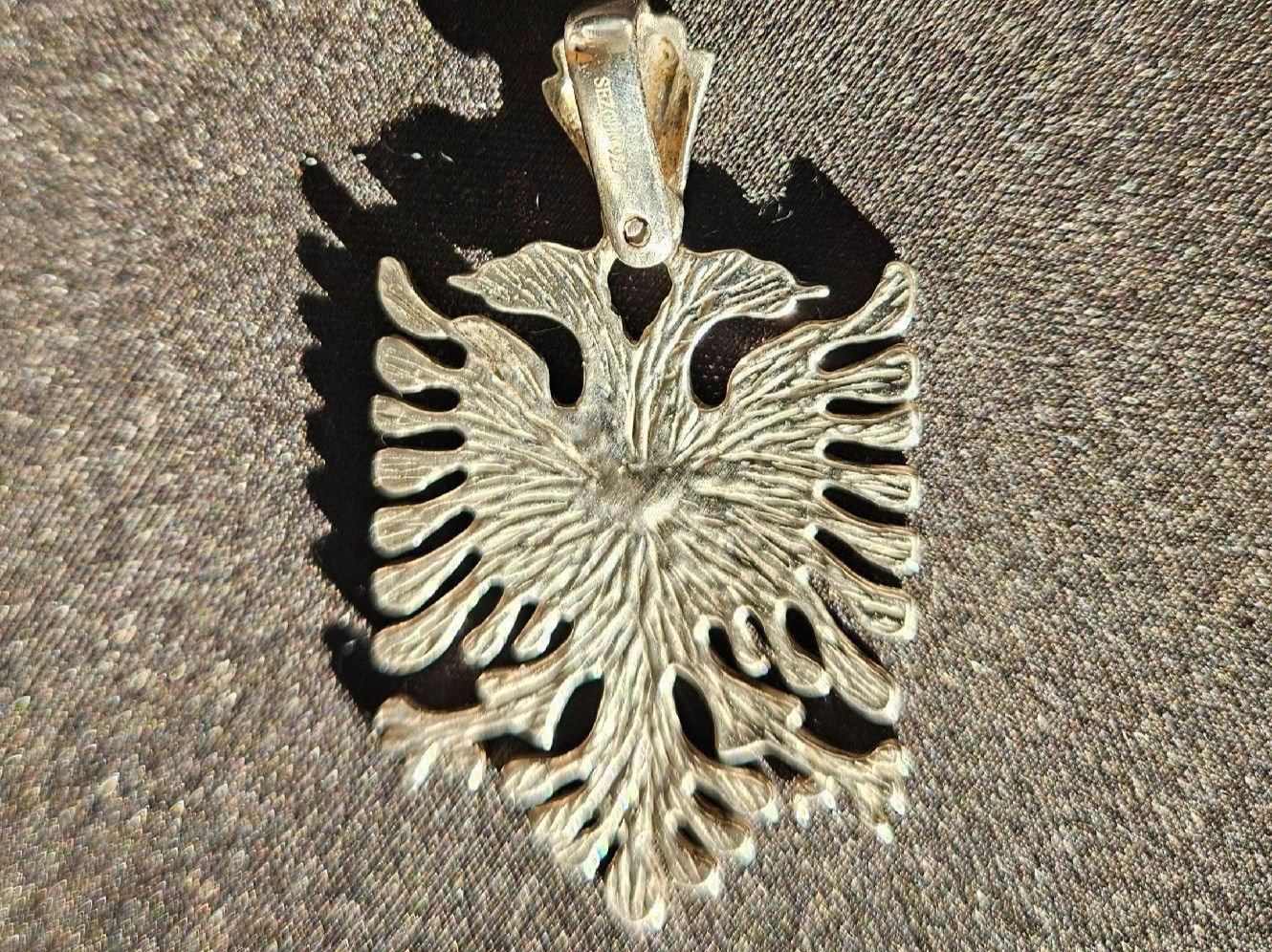 Ciondoli: Albanischer Adler Anhänger, Silber – Usato da Bern venduto da Respirit 5