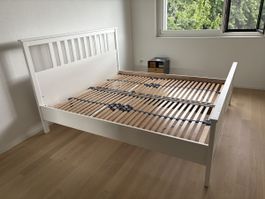 Hemnes Ikea Bett 180x200cm weiss 