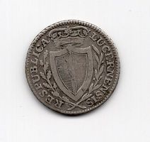 (846) Luzern, 2½ Batz, 1815, Respublica, rar