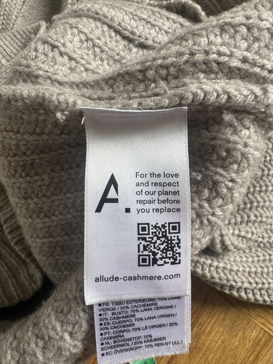 Allude Giacche: Strickjacke Allude Damen Grau  – Usato da Zürich venduto da Grace07 4