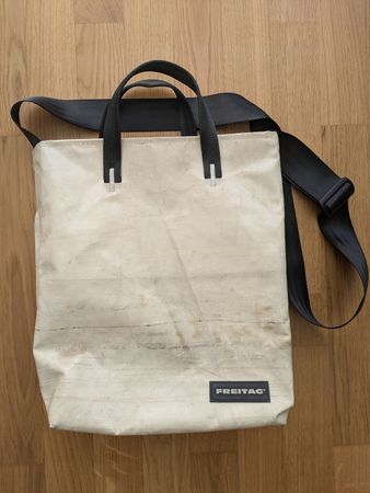 Freitag Tasche Weiss - Schultertasche used
