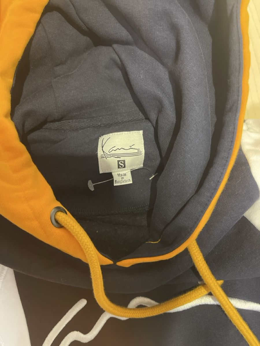 Maglioni & Felpe: Stylischer Kapuzenpullover - Navy, Orange & Weiss - Grösse S – Nuovo (secondo la descrizione) da St. Gallen venduto da Leccese 1