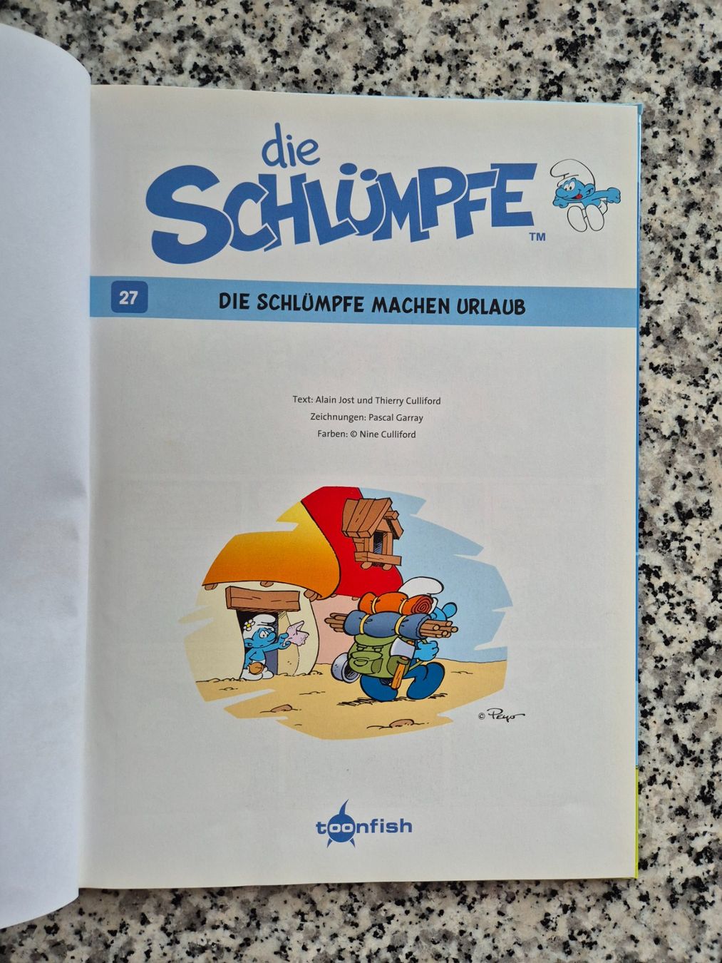 Fumetti: Die Schlümpfe machen Urlaub – Usato da Oberdiessbach venduto da Finland1977 3