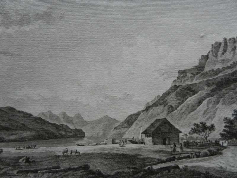 Incisioni: Walensee Kupferstich – Usato da Risch venduto da Rischli15 1