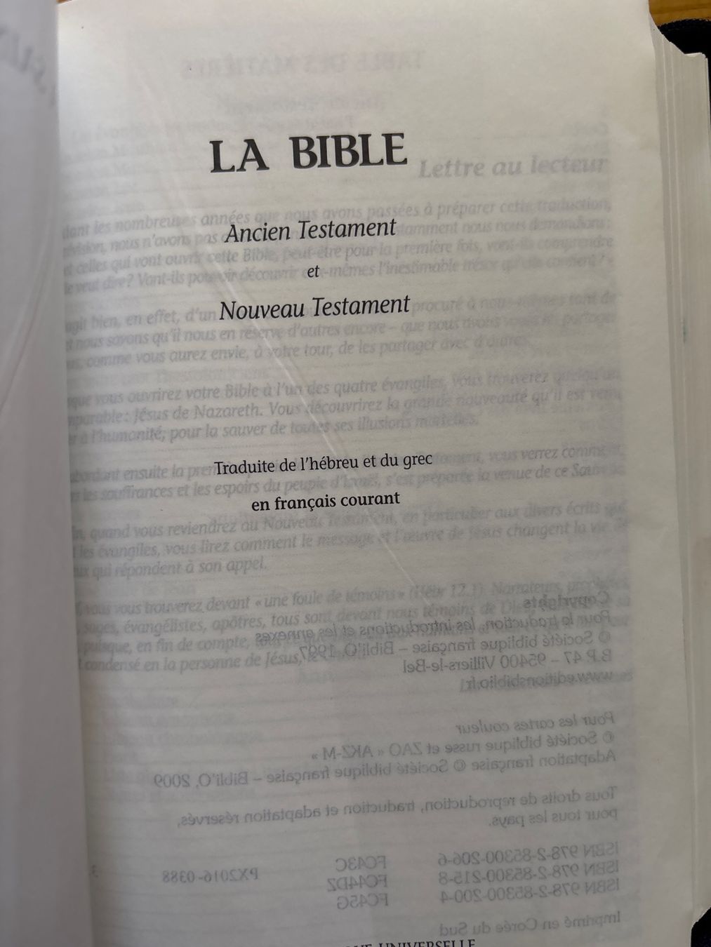 Libri: La Bible en français courant – Usato da Genève venduto da Buens4 3