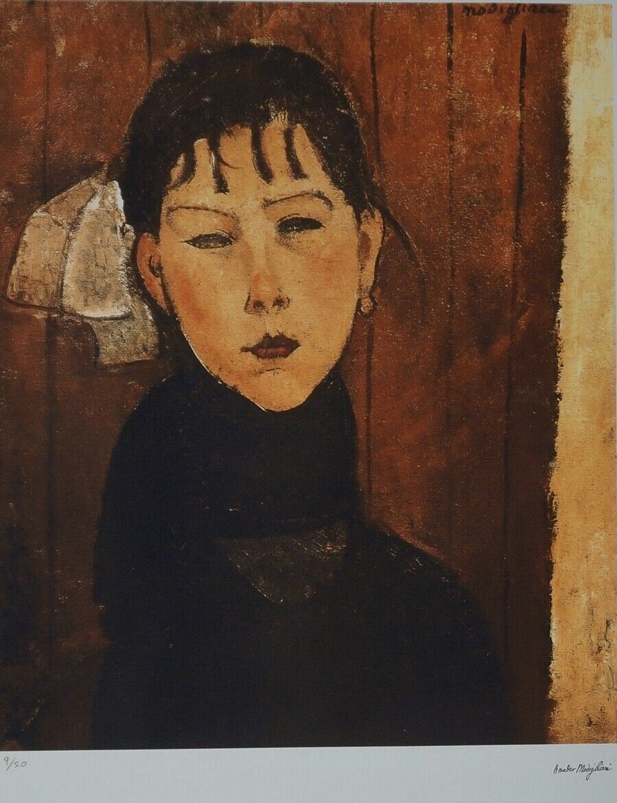 Grafica & Litografie: Amedeo Modigliani   HANDNUMMERIERT  DRUCKSIGNIERT – Usato da Gersau venduto da kunst-online 1
