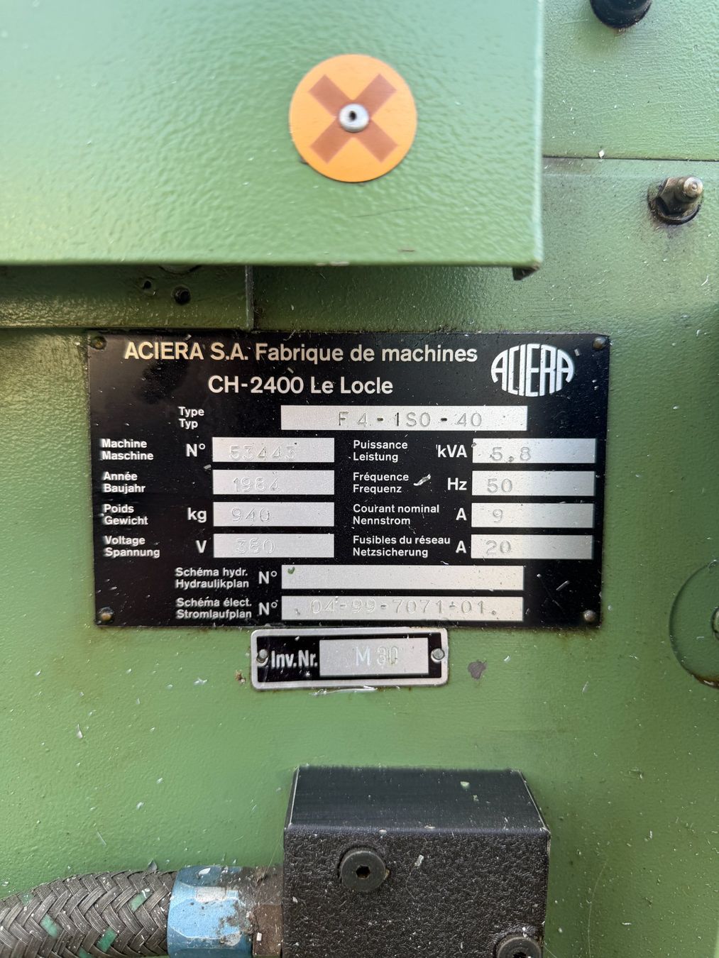 Aciera Tutte le macchine: Fräsmaschine Aciera F4 – Usato da Aeschi b. Spiez venduto da mar_6cby 4