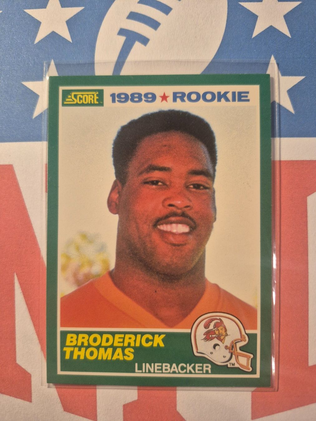 NFL Carte collezionabili: NFL Broderick Thomas Tampa Bay Buccaneers – Usato da Treiten venduto da Sauber73