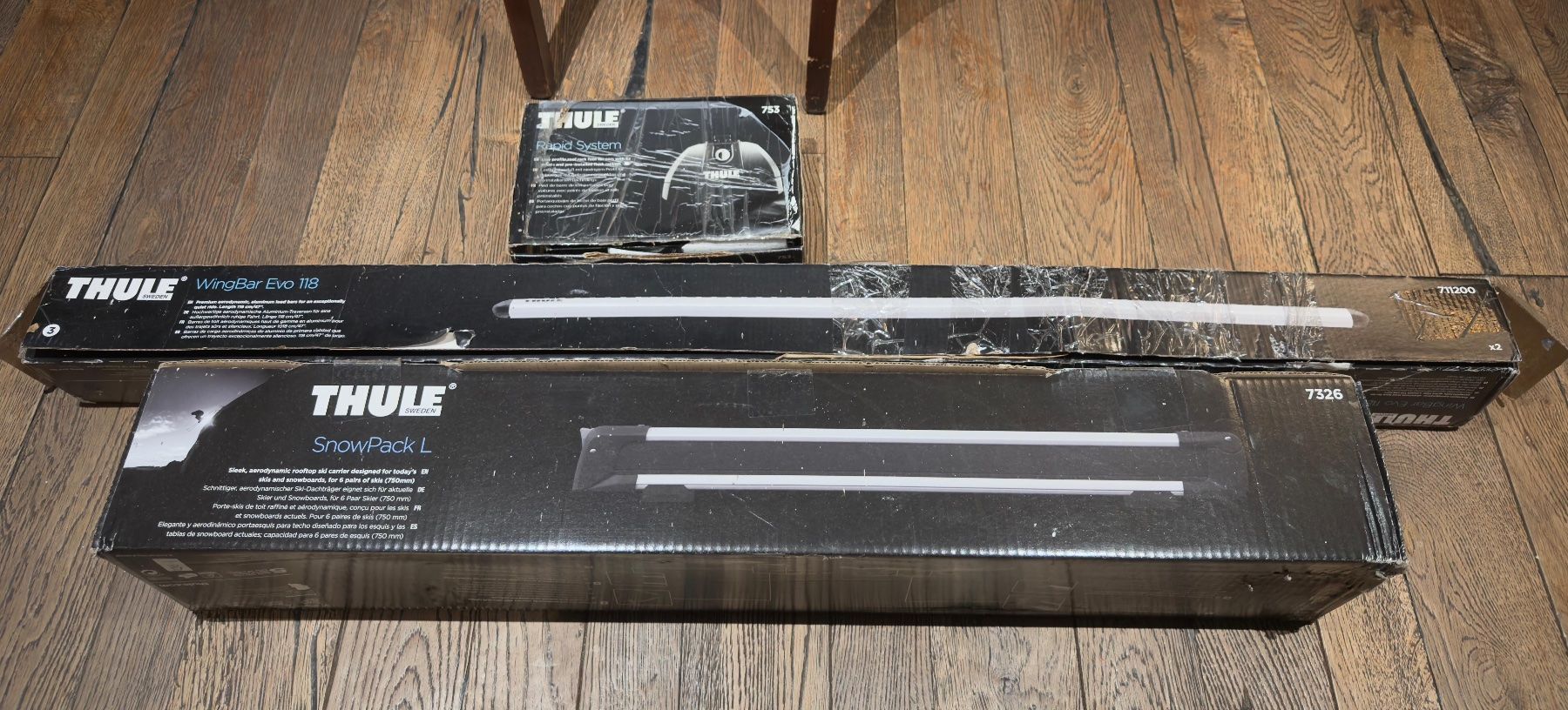 Thule Portapacchi: Skitrager Thule set – Usato da Mies venduto da larmela