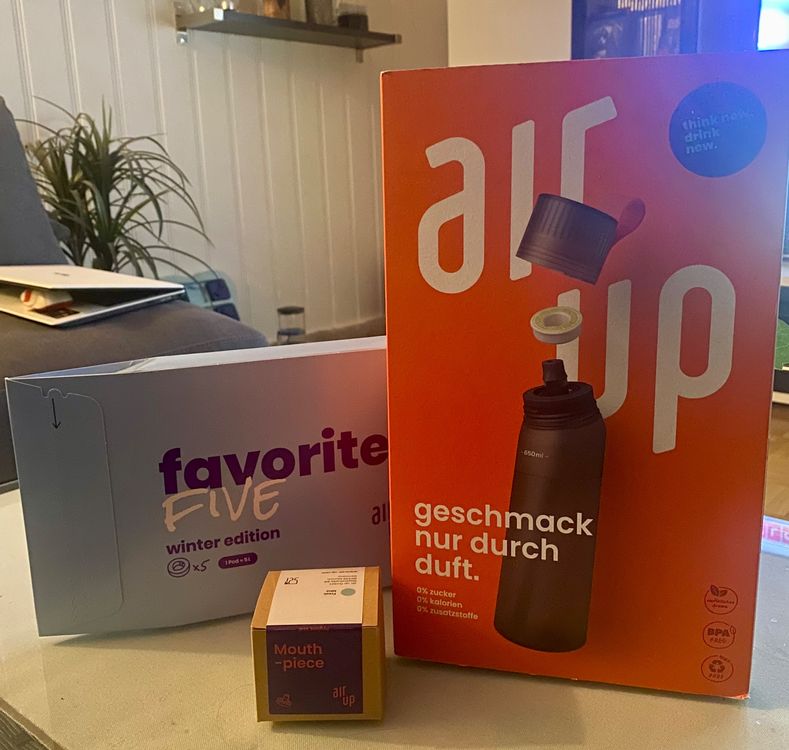 Aufbewahrungsbox Für Air Up Duft-Pods - 4-teiliges Set Mit Trageband