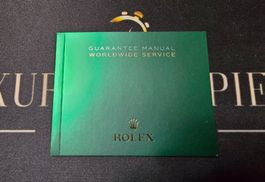 Rolex Guarantee Manual Booklet