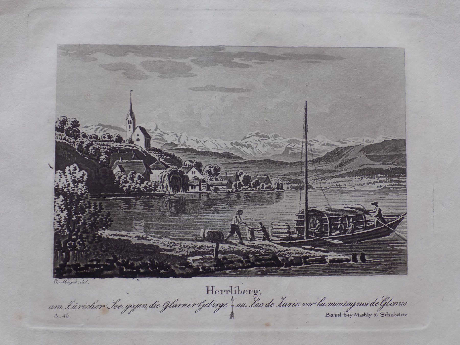 Incisioni: Herrliberg Zürichsee – Usato da Risch venduto da Rischli15 1