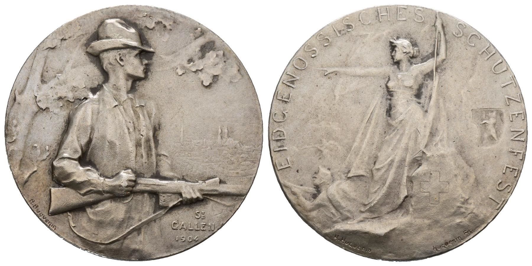Medaglie: St. Gallen 1904 Medaille glänzend /657/ – Usato da Trimbach venduto da Solothurn1